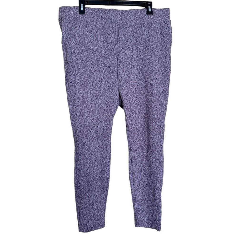 Torrid Women's Purple Heathered Ankle Leggings Signature Waistband Size 2X
